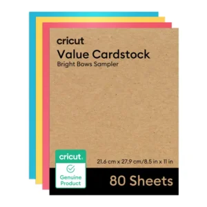 Cartulina Cricut Value Pack Bright Bows (80) 21.6 x 27.9 cm
