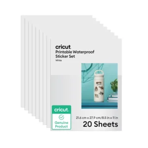Papel Sticker Imprimible Cricut Stickers Blanco (20) 21.6 x 27.9 cm