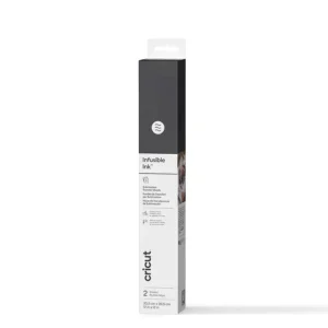 Hojas Infusible Ink Cricut Negro (2) 30.5 x 30.5 cm